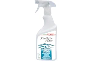 Mafra, Fantasie D'elisir Blue Ocean, Konzentriertes Auto- und Raumparfüm, neutralisiert Gerüche, alkoholfrei, hält 3 Tage, auf Basis ätherischer Öle, Noten von Bergamotte und Grapefruit, 500ml