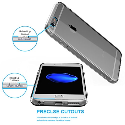 iPhone 6 Plus Case, iPhone 6s Plus Case, NNIUK iPhone 6 Plus Case Soft TPU [Ultra Slim] Clear Gel Protective Cover for iPhone 6 Plus/ 6s Plus, 5.5 inch.