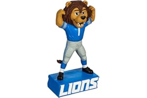 Team Sports America NFL Maskottchen Statuen, Mascot Design, Detroit Löwen, Einheitsgröße