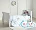MCC Solid Wooden Baby Cot bed Sleigh Cotbed Toddler Bed & Premier Water repellent Mattress Made in England