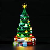 GEAMENT LED Light Kit Compatible with LEGO Christmas tree - Lighting Set for Creator 40338 Model (Building Set Not Included)