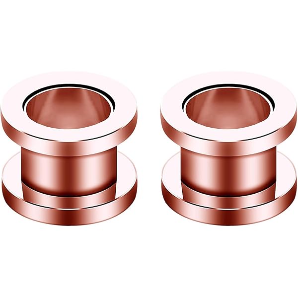 IMINI 2 stuks roestvrij stalen slakken, spiraalvormige oortapers, hypoallergene piercings, sieraden voor mannen en vrouwen, stekkers, tunnels, expander, geleidelijke rekmeters met geschenkzakje, 4g
