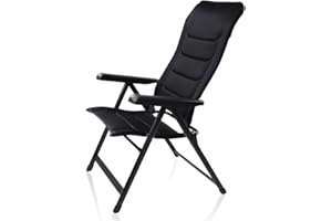 your GEAR Sovana 3D Caravan Sedia a Schienale Alto - Sedia XXL, Pieghevole, Rivestimento Rete 3D, Regolabile 6 posizion