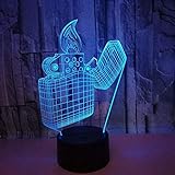 【 Einfache Bedienung 】Berühren sie den hauptschalter erste, es zeigt die erste farbe. an der zweiten, es zeigt die zweite farbe. Bis die lampe zeigt die siebte farbe, es wird der modus 7-color schrittweise ändern.