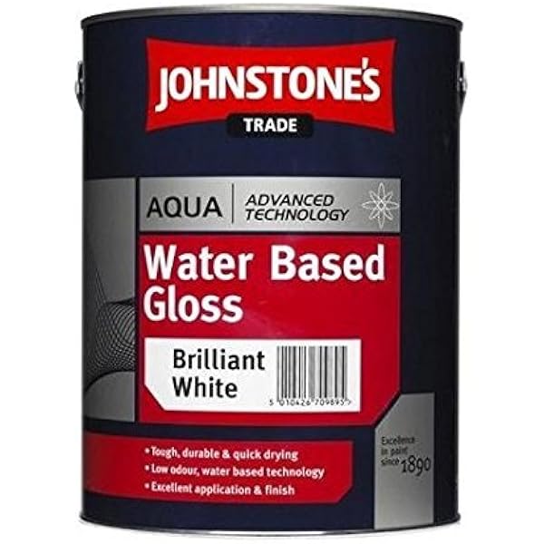 Johnstone's Aqua Satin Brilliant White Peterlee Decorating, 42 OFF