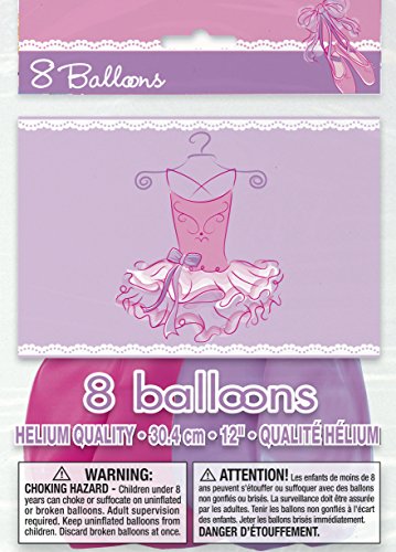 Unique-Party-83174-Article-de-Fte-Ballerine-Kit-pour-8-personnes-Rose