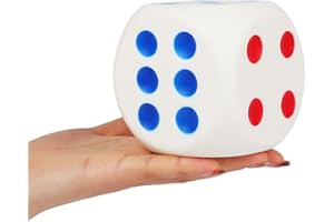 Anboor 3.1" Squishies Dice Kawaii Soft Slow Rising Scented Squishies Stress Relief Kids Toys Gift Collection Decorative Props(Blue Red)