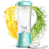 ♕【Fácil limpieza y garantía de 12 meses】 La exprimidor zumos es resistente al agua IP68 y se puede enjuagar directamente, mientras que es mucho más molesto limpiar el exprimidor eléctrico tradicional. Ofrecemos una garantía de 12 meses y un servicio al cliente profesional. Su experiencia con el producto significa mucho para nosotros. Si tiene alguna pregunta sobre la licuadora, contáctenos cuando lo desee. Lo resolveremos tan pronto como podamos.