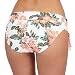 Mantaray Womens Orange Tropical Print Fold Bikini Bottoms 12