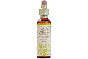 Bach - Flor de Bach Clematis, Complemento Alimenticio, con Extracto de Flores de Clematis, Uva de Alc 27% Vol, Ayuda a Gestionar las Emociones Cuando Se Quiere Tener Más Atención - 20 ml
