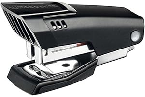 Maped - Agrafeuse Essentials Metal Mini n°10 - Agrafeuse Compacte Ergonomique avec ôte-agrafes + 400 agrafes N°10 - Profondeur d’agrafage 37 mm - E3523 - Noir