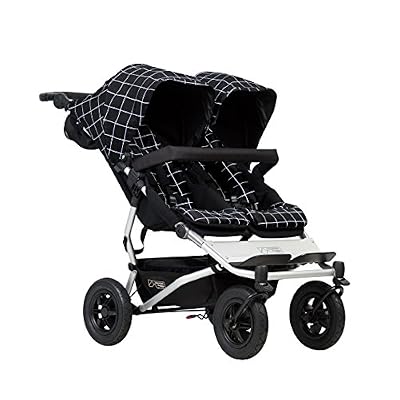 mountain buggy DUET V3- 59 grid Poussette Double Côte à Côte avec 4 Roues