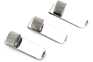 FAMIDIQGO 3 szt. uchwyt na długopisy z wersją ertical, uchwyt na długopisy, podwójny metalowy uchwyt na długopis do kieszonkowego klipsa, idealny do domu, biura, lekarza, pielęgniarstwa (kolor