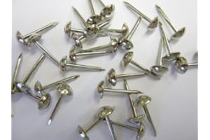 HEICO 100 Small 6mm Upholstery Nails Furniture Studs PINS Nickel Chrome Plated