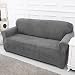 Produktbild Bielastischer Sofabezug 2 Sitzer 145-185cm Grau