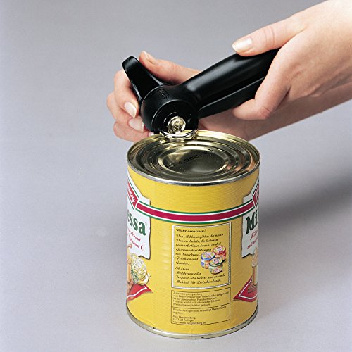 Westmark Sicherheitdosenöffner, Länge: 18,5 cm, Kunststoff/Rostfreier Edelstahl, Bravo, Schwarz, 10324470 - 3