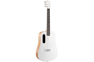 BLUE LAVA Original Electro-Acoustic Guitar: Travel-Ready, Ultra-Light, Weatherproof HPL, with 4-MASS Tech, Onboard Effects, L2 Preamp&FreeBoost, Guitar Bag (36")