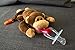 BabyHuggle Monkey Pacifier - Stuffed Animal Binky, Soft Plush Toy with Detachable Silicone Baby Dummy, Paci Clip Leash, Squeaky Sound. Teether Holder. Safe & Soothing Baby Shower Gift for Boys & Girls