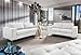 Produktbild SAM Sofa Garnitur 2tlg. Belair, in Weiß, Sofalandschaft Bestehend aus 1 x 2-Sitzer + 1 x 3-Sitzer, Hochwertige Taschenfederung