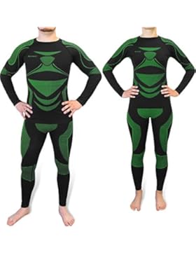 Sport Funktionswäsche Garnitur (Hose + Hemd) für Damen und Herren - Ski Unterwäsche mit Elasthan von normani®