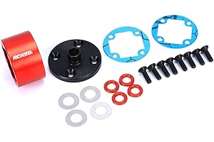 RCAWD ARRMA 6S DIFF-Gehäuse aus Aluminium (29 mm) für Arrma 1/7 1/8 Kraton Outcast Talion Mojave EXB Extreme Basher Cars Hopup Upgrades Teile (rot)