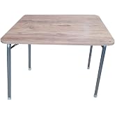 Depolife Pratik Katlanır Ayak Mutfak Yemek Masası Balkon Ders &Ccedil;alışma Piknik Masa 60X80Cm Ceviz