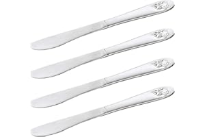 MIKKEN Viva-Haushaltswaren Gabriele Hesse e.K. 4 Kindermesser/Messer für Kinder aus Chromstahl Motiv : Bär