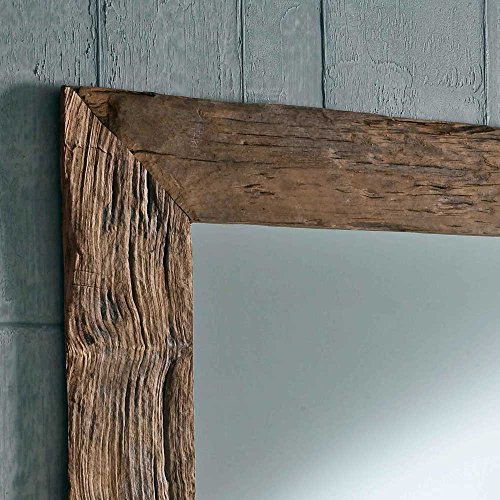 Spiegel mit Rahmen Teak Altholz Breite 150 cm Pharao24 - 3
