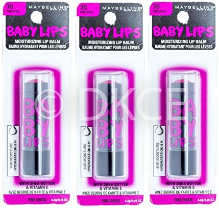 3 x Maybelline Baby Lips Electro Lip Balm - Pink Shock