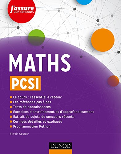Maths PCSI francais Maths PCSI francais
