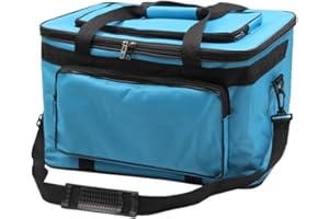 LONTG Large Art Craft Tote Bag Storage Box Foldable Art Supplies Carrying Bag Case Carry-All Box Artist Travel Carrier Sketch Drawing Tool Organiser Waterproof for Palette Paints Brushes Pencil Sketchbook