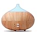 Produktbild Aroma Diffuser Holz 300ml Elektrische Duftlampe elektrisch Duftvernebler Ultraschall Leise Aromatherapie Ätherische Öl Diffusor, 7 Einstellbar LED Farbe, Holzoptik