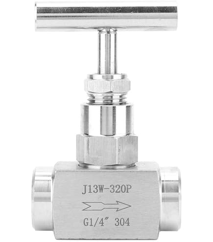 Valvola Ad Ago In Acciaio Inox 304 - Alta Pressione Per Acqua, Gas, Olio, Installazione Ripetibile