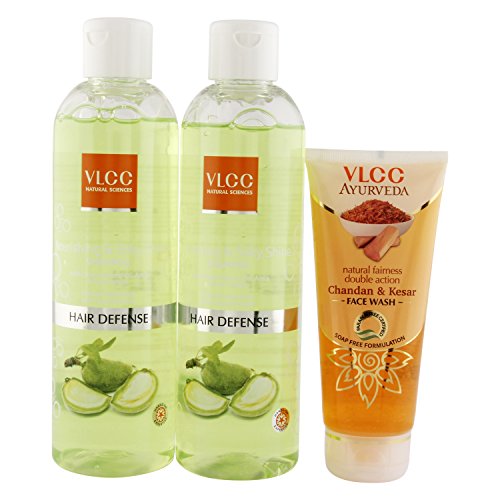 Buy Vlcc Silk Shine Shampoo And Ayurveda Hair Oil 60gm Pack Of 6