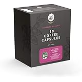 Amazon Brand - Happy Belly Select Nespresso Compatible Compostable Capsules - Espresso Organic, UTZ Certified - 100 Capsules 