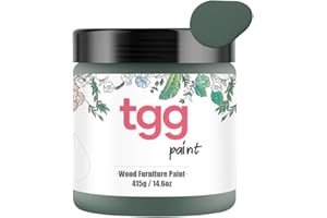 tgg Noce Moscata Verde Vernice per mobili in legno-vernice a gesso per mobili 14.6Oz/415g, vernice per legno vernice per armadietti da cucina, vernice per piani di lavoro,non tossica