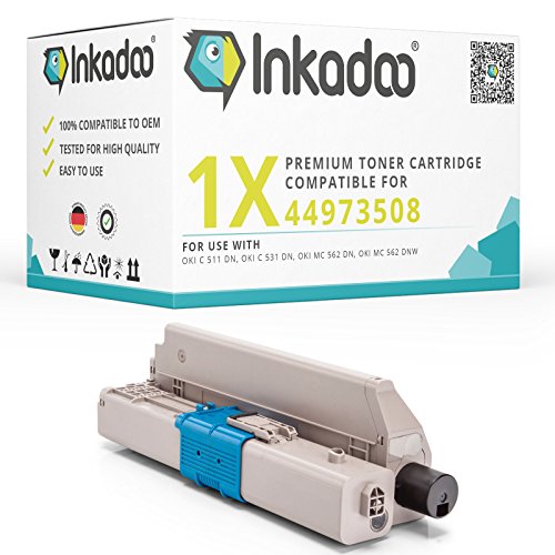 Preisvergleich Produktbild Inkadoo Toner, 44973508, Premium Drucker-Kartusche Alternativ, Schwarz, 7000 Seiten