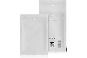 YARO A1 25 St. Luftpolstertaschen Versandtaschen E-PACK A/1 Weiß 120×175 Luftpolsterumschlag