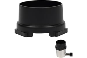 CAPFEI Porte-filtre Funnel pour Ninja Luxe Cafe | Entonnoir doseur de rechange en alliage d'aluminium compatible avec les modèles Ninja Luxe Café Premier Series ES601 & ES601C