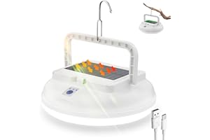 WHOLEFIRE Luces solares para tienda de campaña, linterna de camping recargable con 3 modos, 4500LM IPX4 impermeable tienda de campaña 126 LEDs lámpara al aire libre para camping, senderismo, cortes de energía