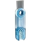 BUFFER&reg; 3 Fonksiyonlu Pratik Şişe Temizleme Fır&ccedil;ası Mutfak Banyo Ara&ccedil; Klavye Pencere Oluklar İ&ccedil;in &Ccedil;ok Ama&ccedil;lı Fır&ccedil;a