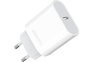 Caricatore USB C, 25W Alimentatore Presa for iPhone 15 14 13 12 11 Pro Max Plus X XS XR Pad Caricabatterie Rapido Spina Tipo C Power Adapter Fast Charger Spinotto Adattatore Ricarica Carica Emberify