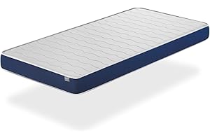 DORMISSIMO Matelas bébé Baby Bleu 60x120 épaisseur 11 CM Noyau perforé et Respirante