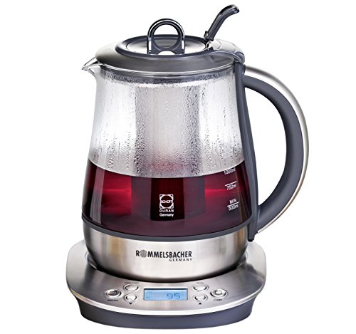 Rommelsbacher TA 1400 Tee-/Wasserkocher, 1.2 L, 1400 W, edelstahl / glas - 3