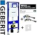 Produktbild Geberit Duofix Set 3 in1 Wandhängendes WC WC Rahmen UP320 Sigma Zisterne starr blau
