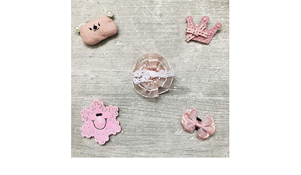 Lot 5 Barrettes Magiques Anti Glisse Special Cheveux Bebe Modele Nounours Glace Amazon Fr Vetements