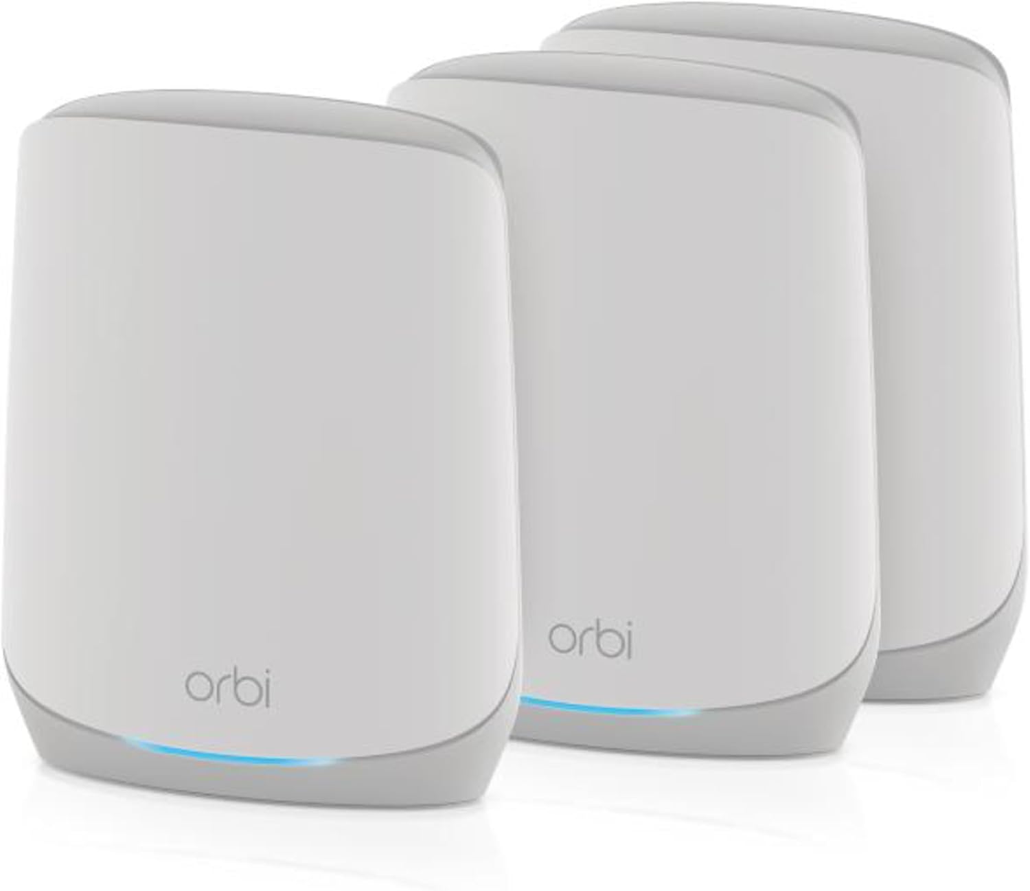NETGEAR Orbi Mesh WiFi 6 System (RBK763S), Mesh Router & 2 Extenders, Cover Every Room, Up To 6,000 Sq Ft, Improve WiFi Speeds up to 5.4 Gbps & 75 devices, Simple App Set Up
