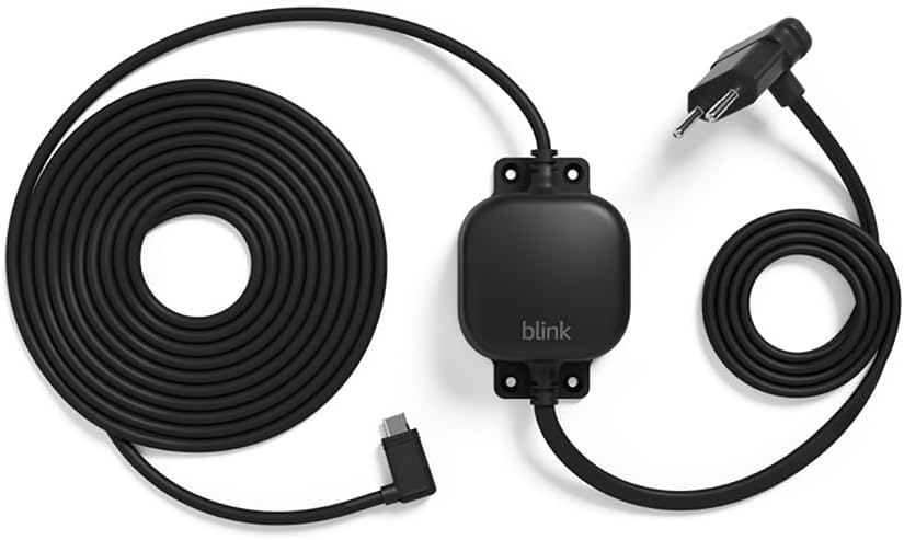 Avis d'Expert & Test Approfondi : Blink weerbestendige stroomadapter van 4 m vo (Amazon)