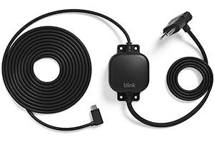 Adaptateur secteur Blink résistant aux intempéries pour Blink Mini 2 | 4 m | Noir