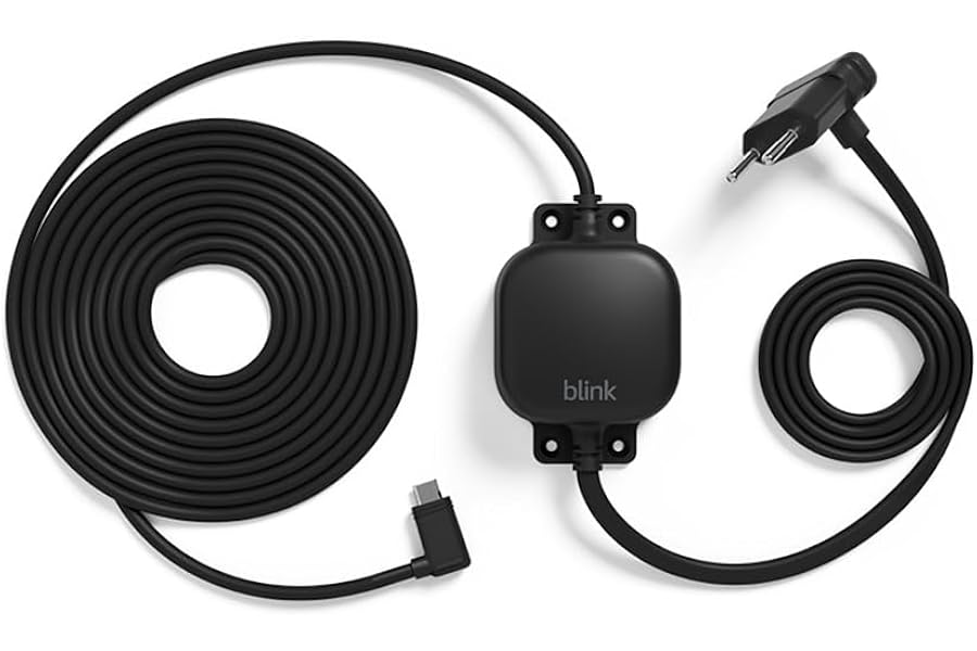 Witterungsbeständiges Netzteil von Blink (4 m) für die Blink Mini 2 (schwarz)